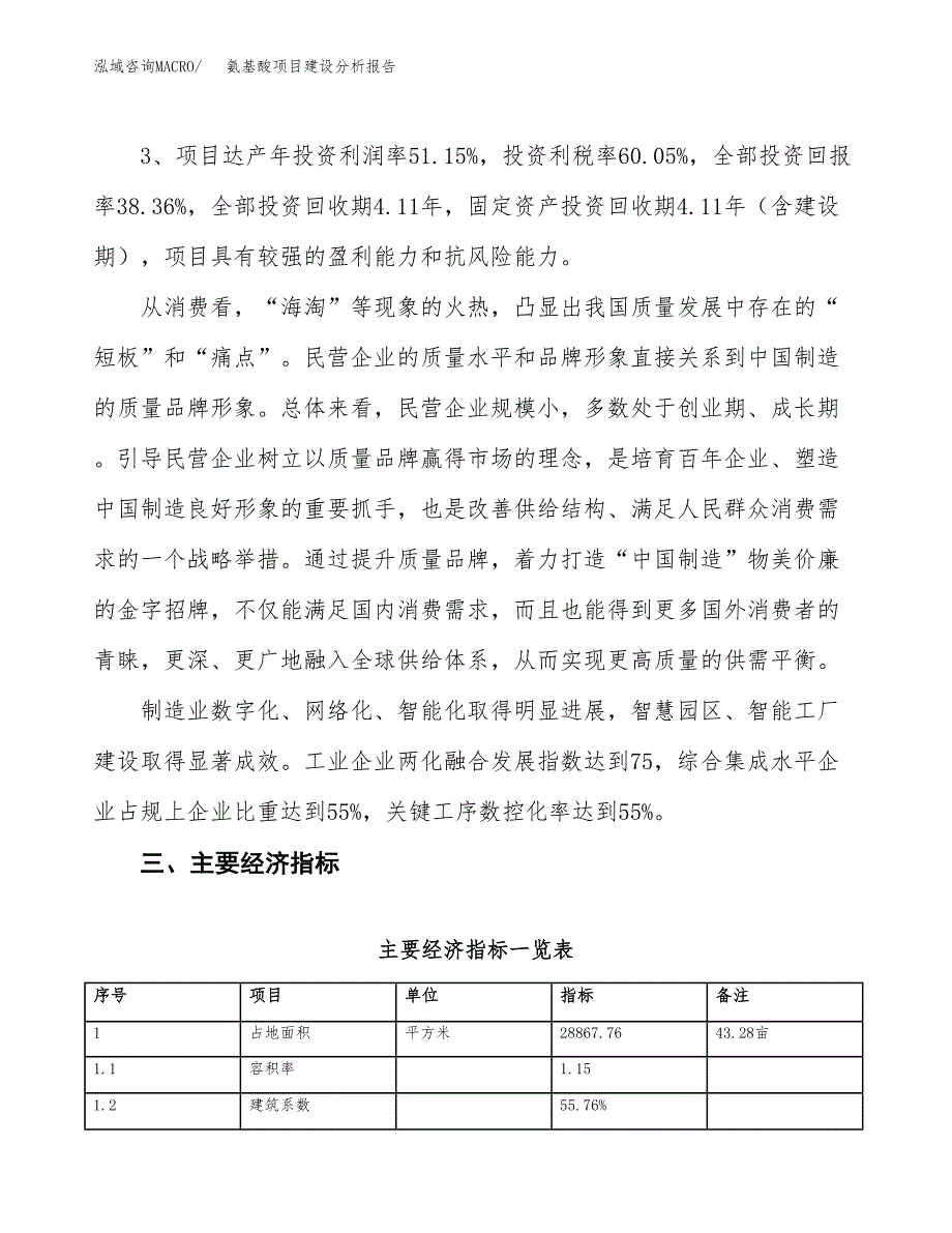 氨基酸项目建设分析报告(总投资12000万元)_第4页