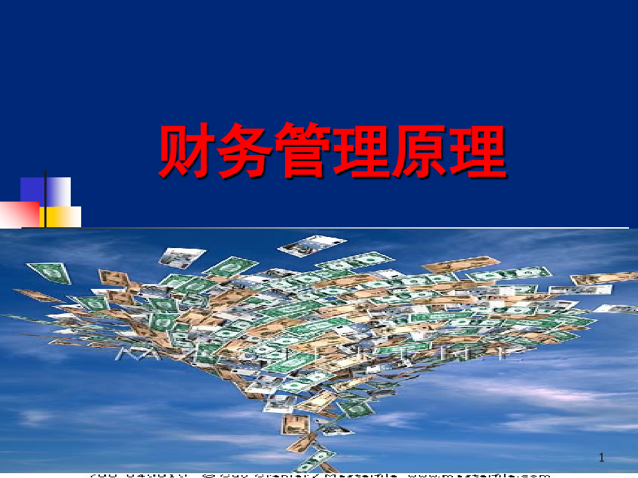 公司、企业财务管理原理专题培训_第1页