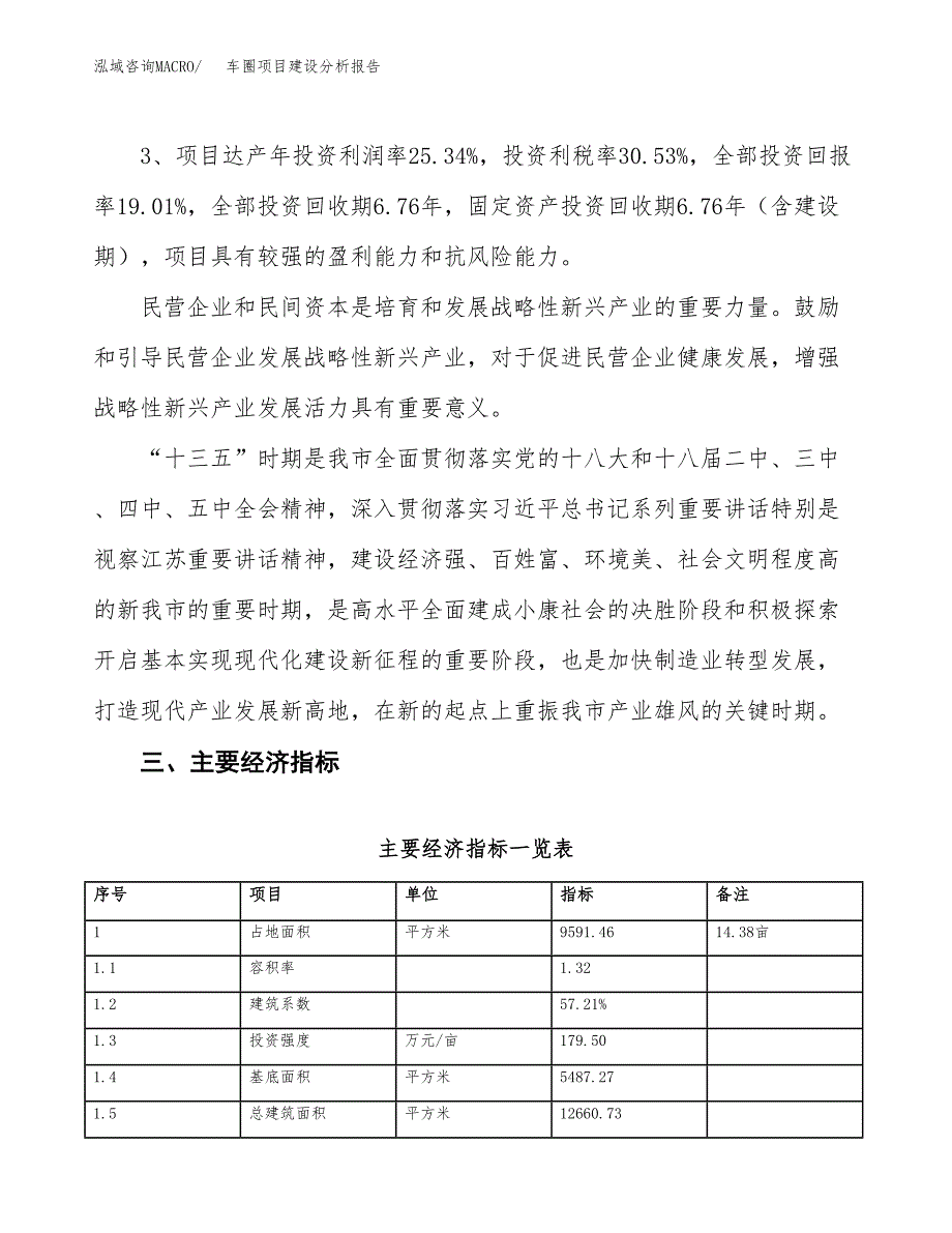 车圈项目建设分析报告(总投资3000万元)_第4页