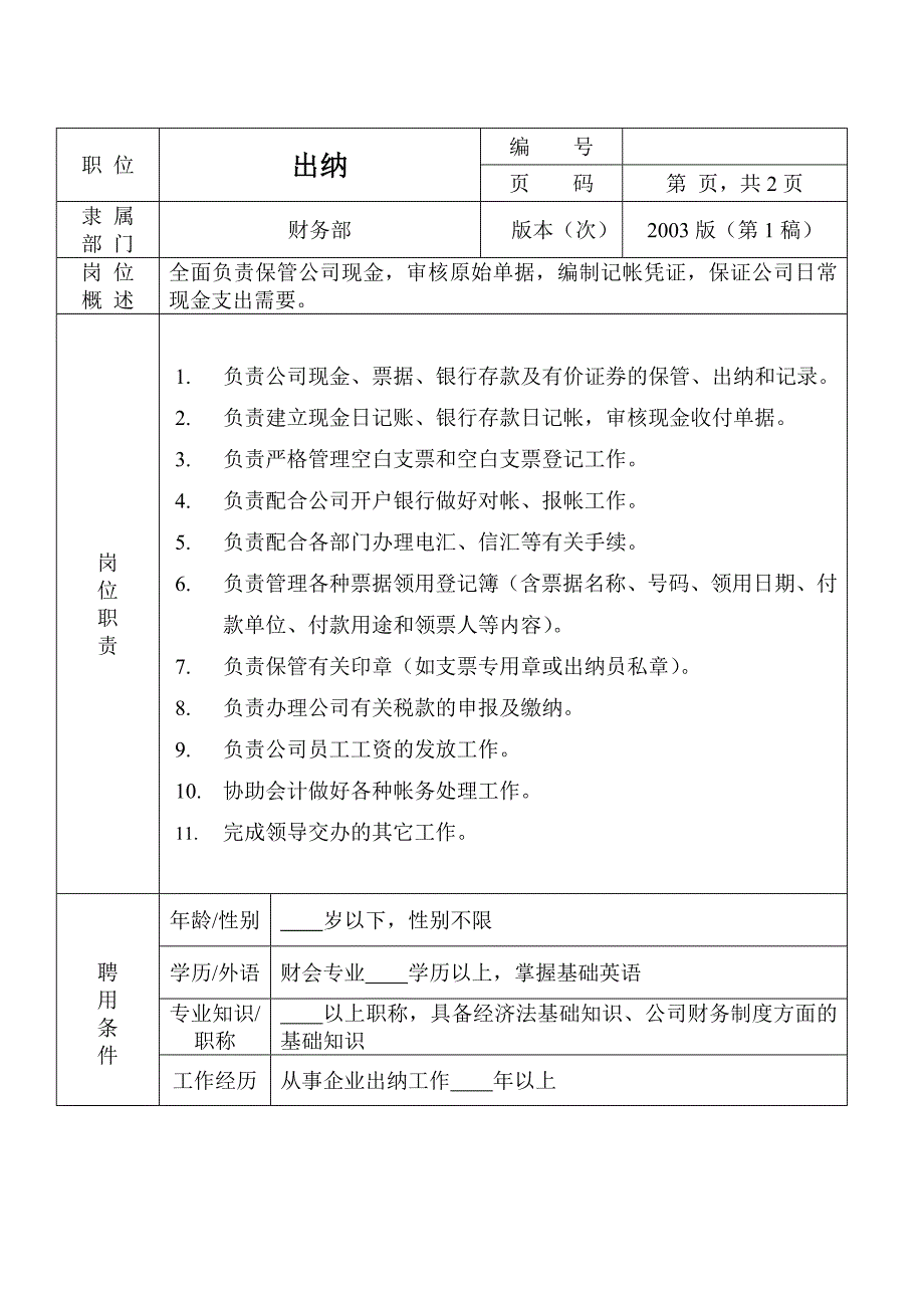 财务部工作职责9_第1页