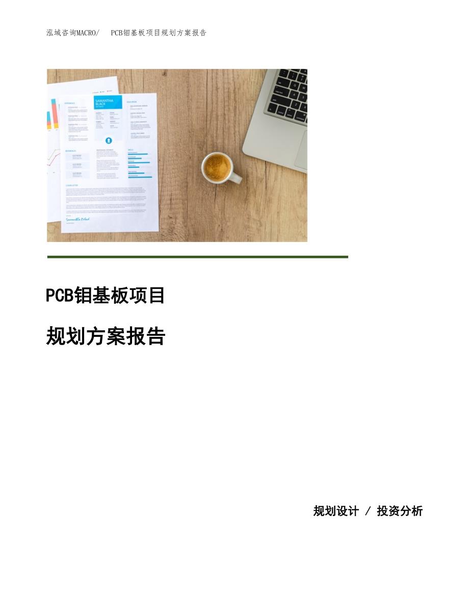 PCB钼基板项目规划方案报告(总投资9000万元)_第1页