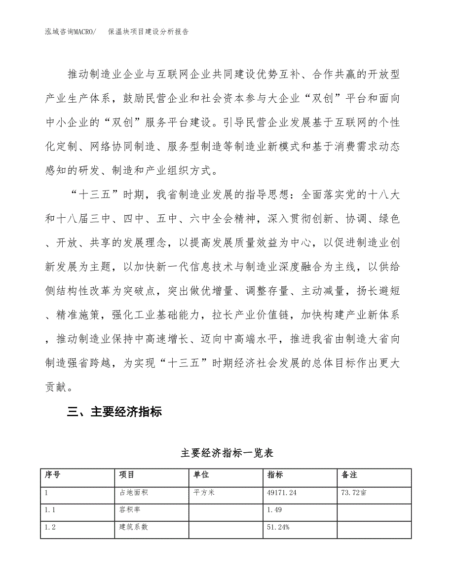 保温块项目建设分析报告(总投资18000万元)_第4页