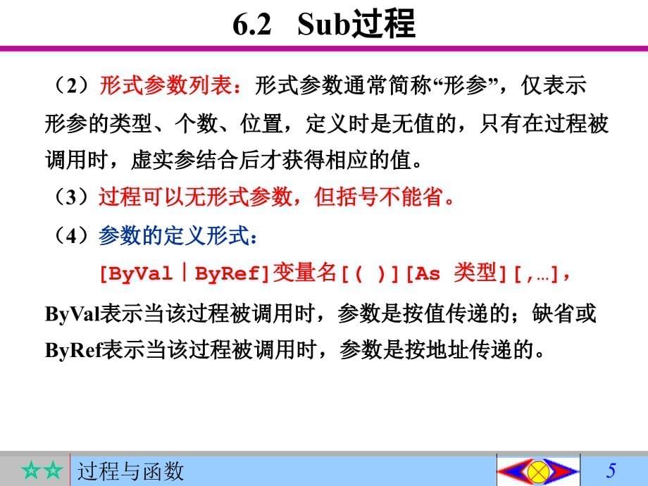 VB课件汇总过程与函数09.10修订_第5页