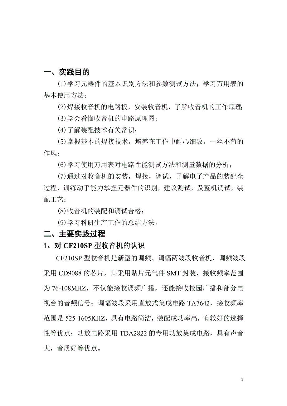 CF210SP调幅、调频收音机汇总.doc_第2页