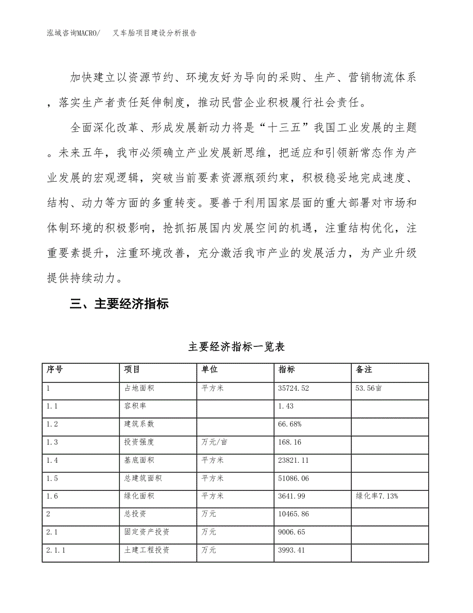 叉车胎项目建设分析报告(总投资10000万元)_第4页