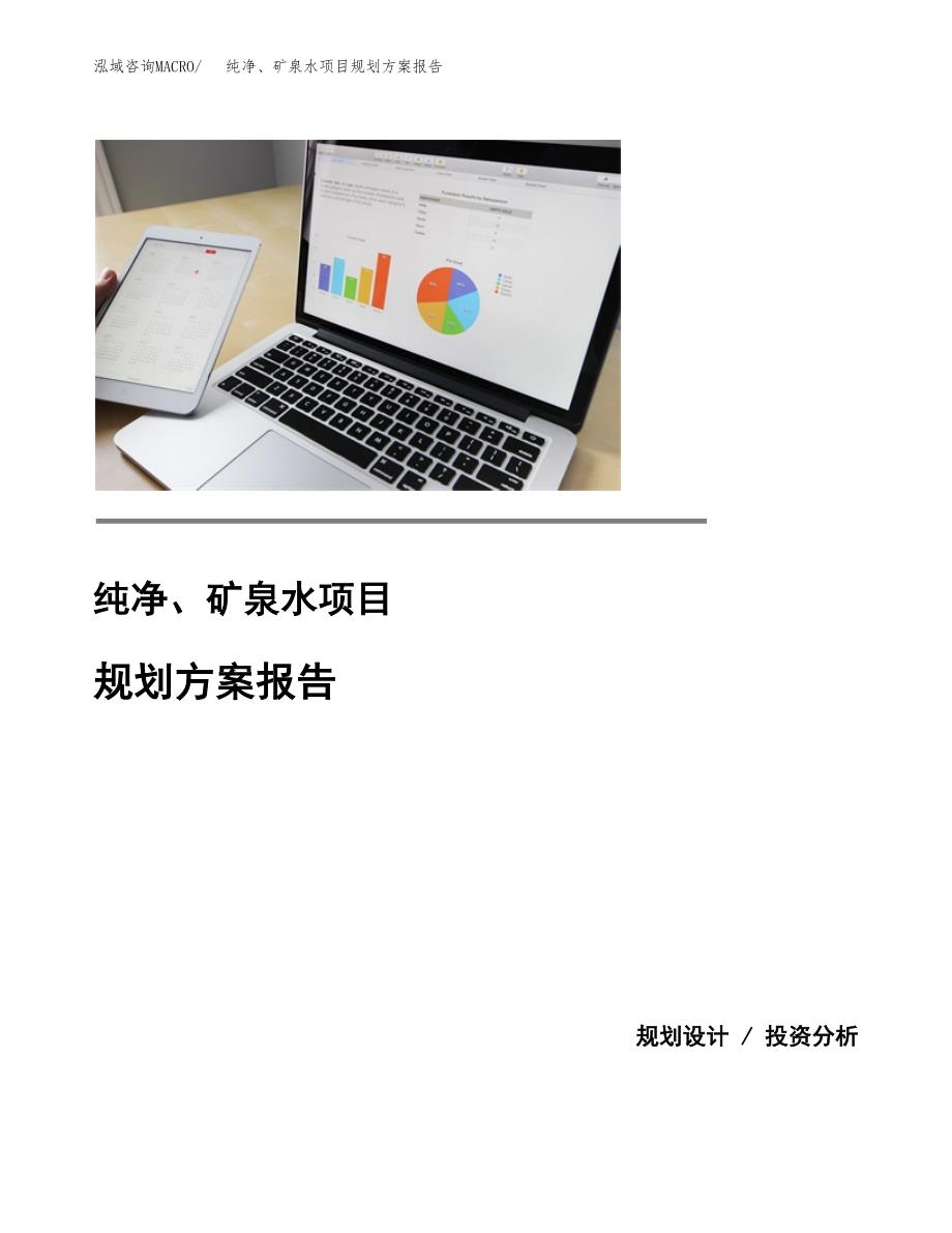 纯净、矿泉水项目规划方案报告(总投资4000万元)_第1页