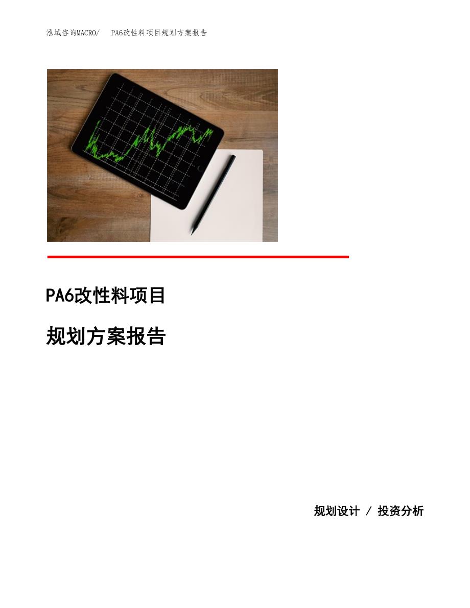 PA6改性料项目规划方案报告(总投资8000万元)_第1页