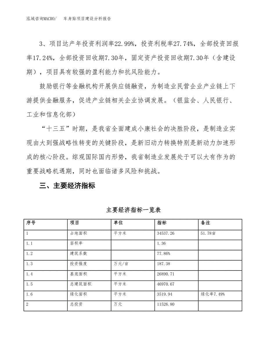 车身贴项目建设分析报告(总投资12000万元)_第4页