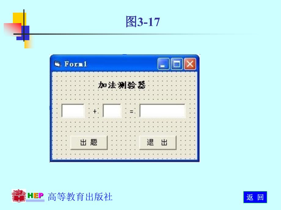 VisualBasic程序设计案例教程教学课件作者周察金P304_图3-17章节_第1页