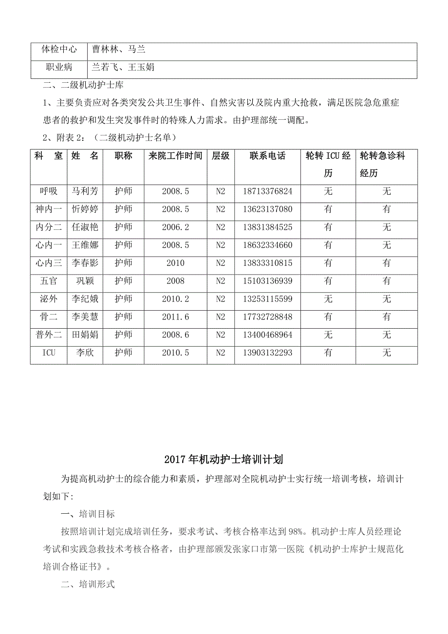 2018年机动护士培训计划_第3页