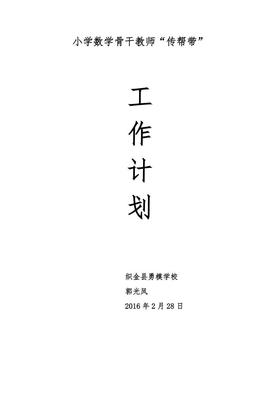 小学数学骨干教师帮带计划.doc_第5页