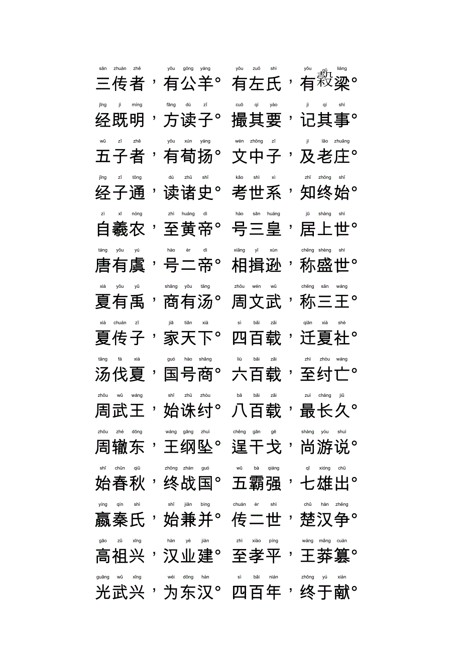 三字经全文带拼音11851_第4页