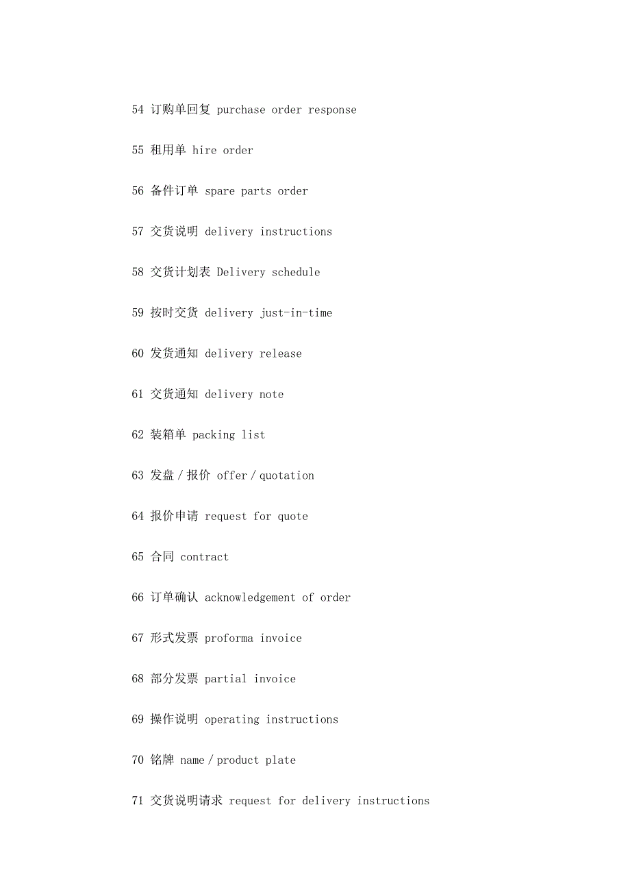 中英文物流术语对照表.._第4页