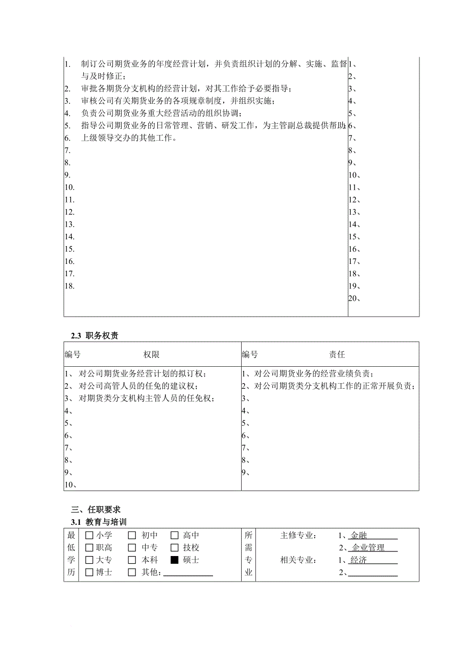 岗位职责_总裁办公室岗位设置大全11_第2页