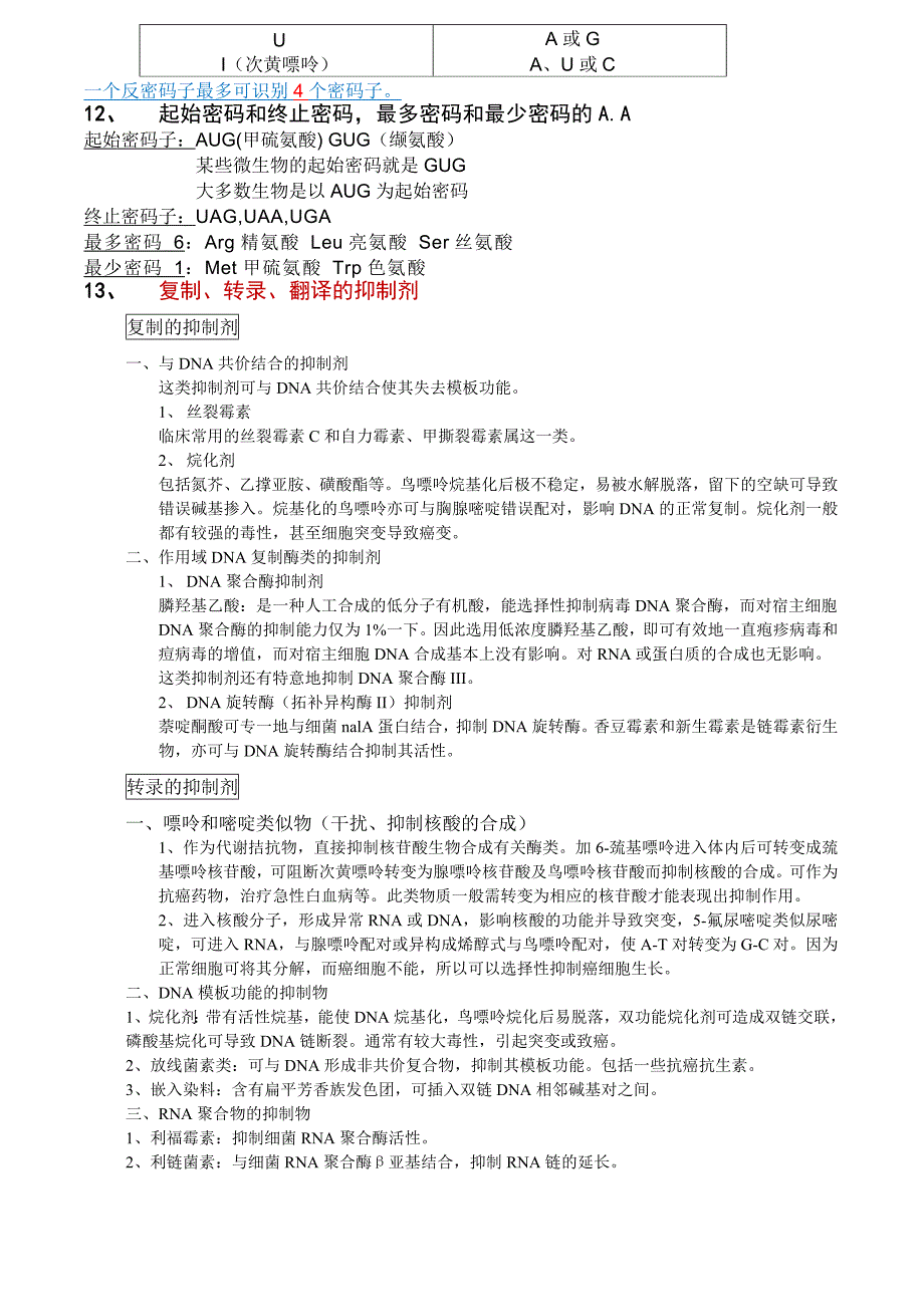 赵亚华版基础分子生物学复习资料_第4页