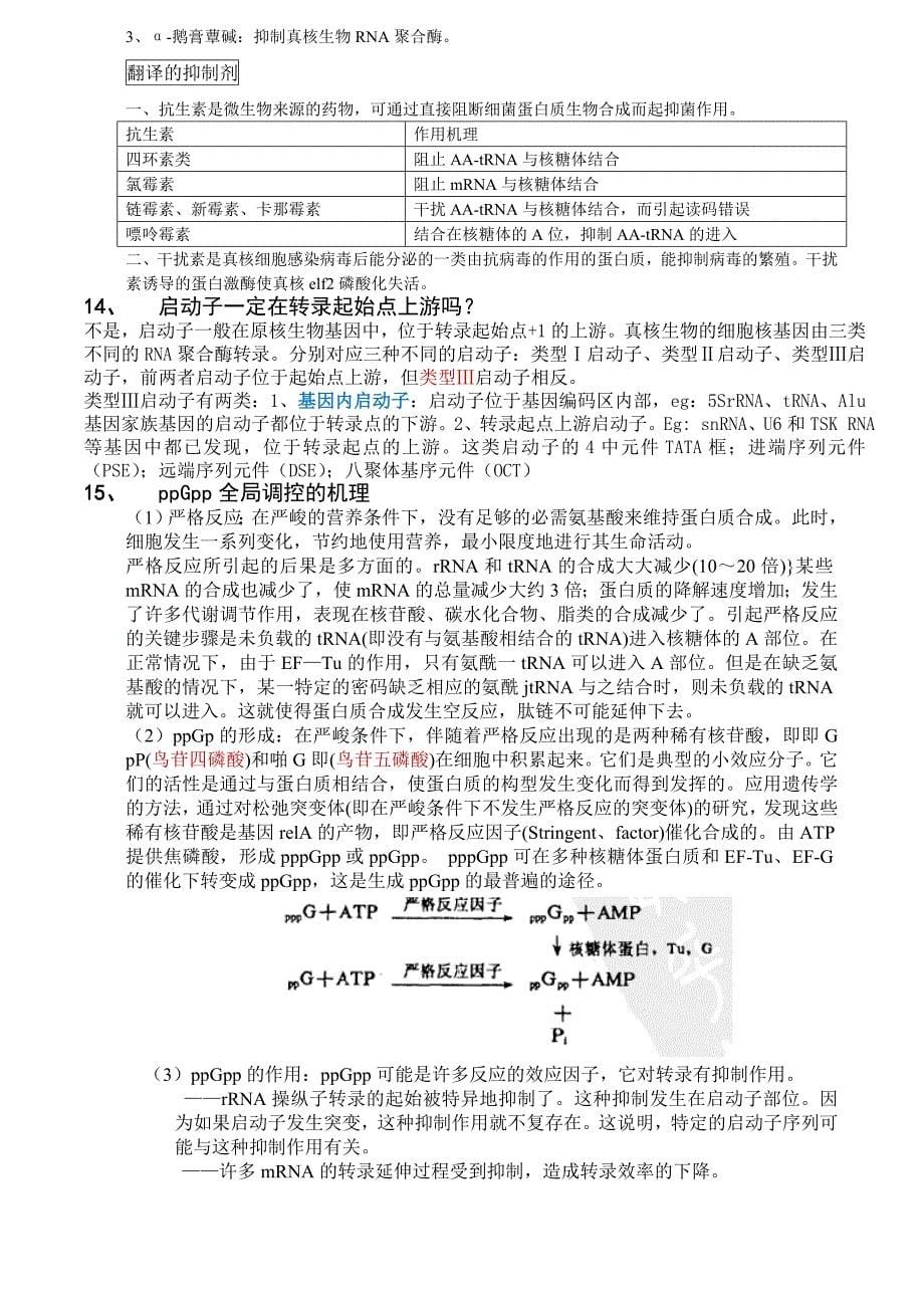 赵亚华版基础分子生物学复习资料_第5页