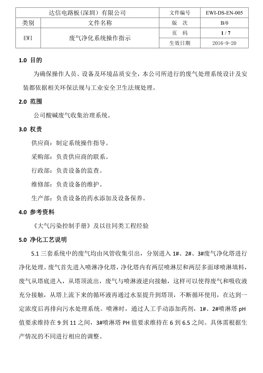 废气塔作业指引_第1页