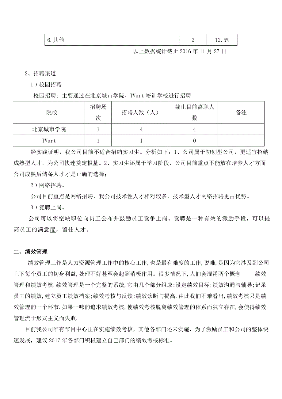 人力资源部2016年年终总结及2017年年度计划(word版本)_第2页