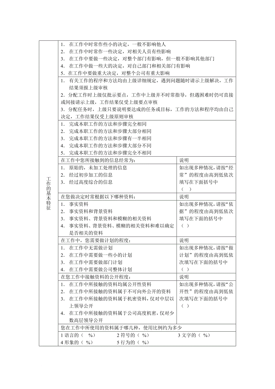 岗位职责_企业岗位职责说明与常用表格汇总50_第3页