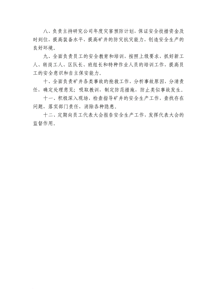 安全生产_煤矿安全生产岗位责任制_第2页