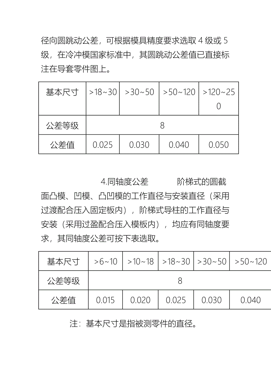 常用公差表_第2页