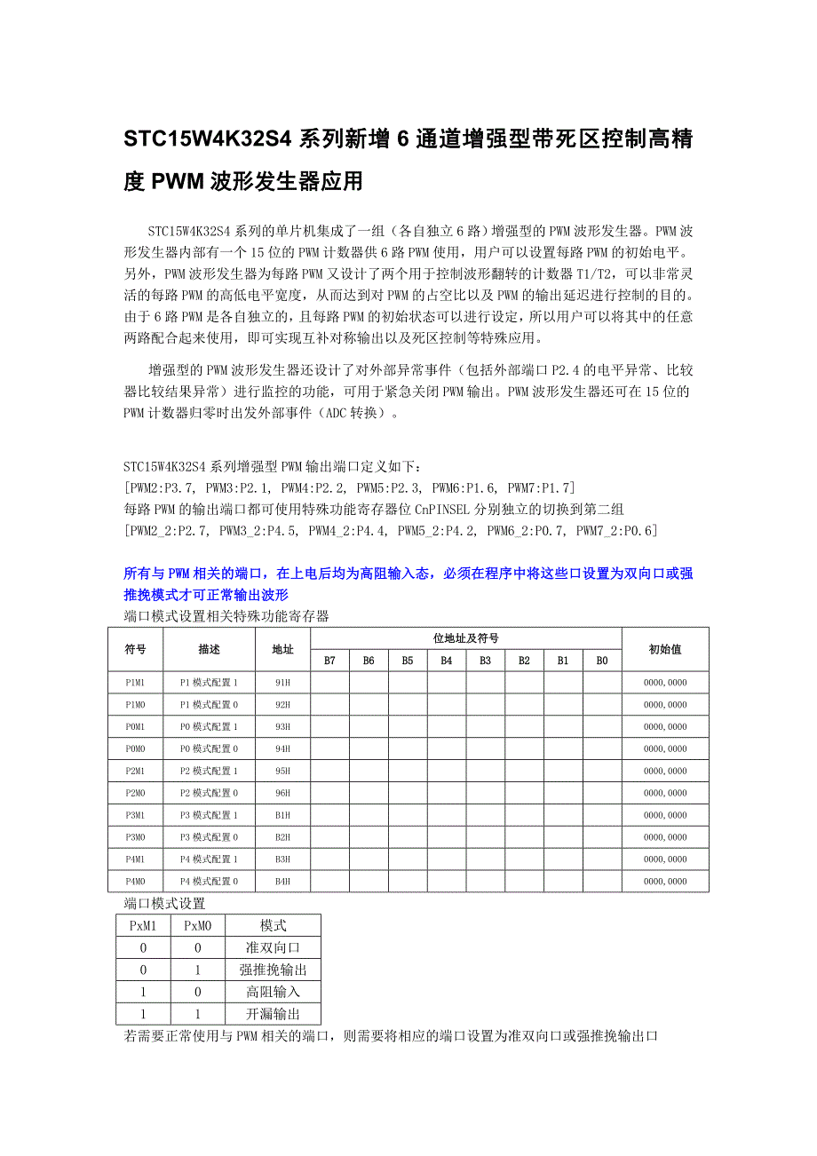 STC15W4K32S4-PWM-2014-8-11_第1页