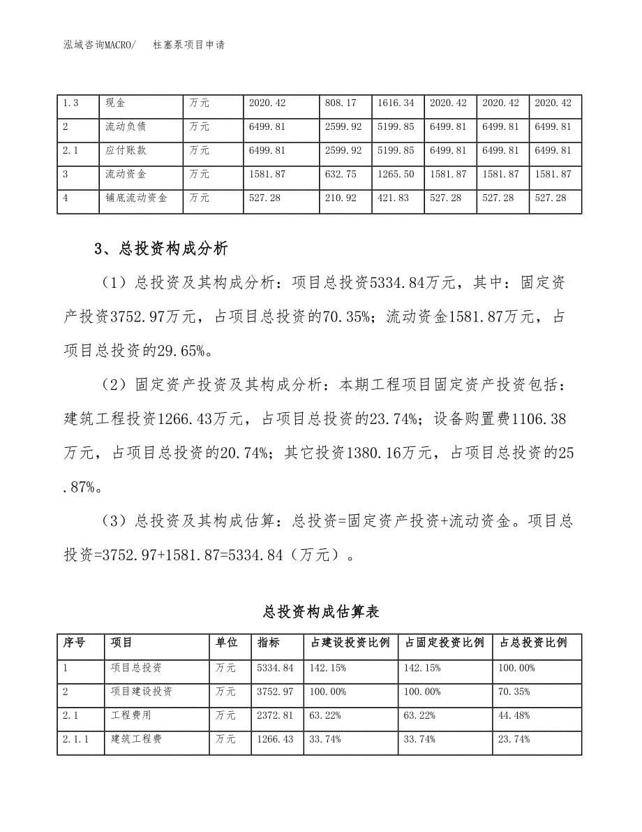 柱塞泵项目申请（19亩）_第5页