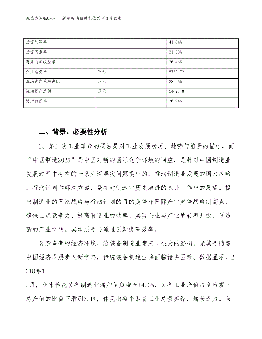 新建玻璃釉膜电位器项目建议书（总投资5000万元）_第3页