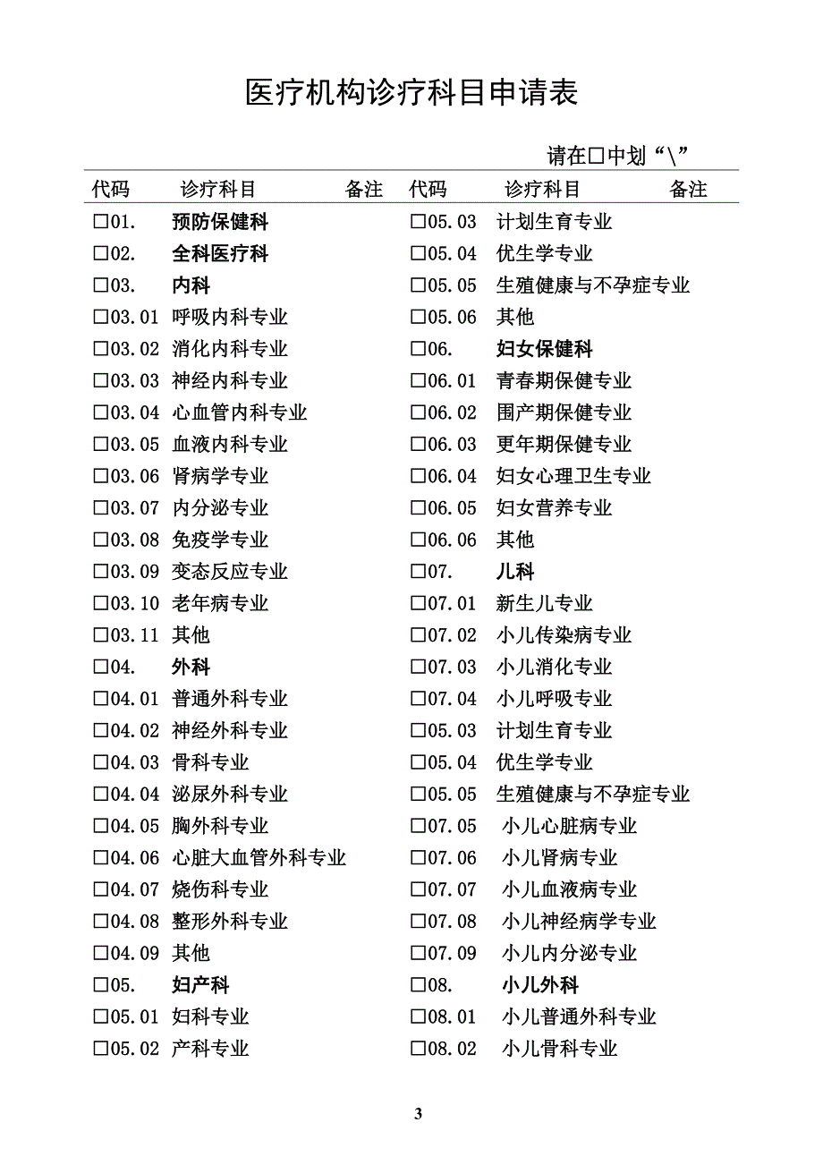 表5医疗机构申请执业登记注册书(空表)范文_第4页