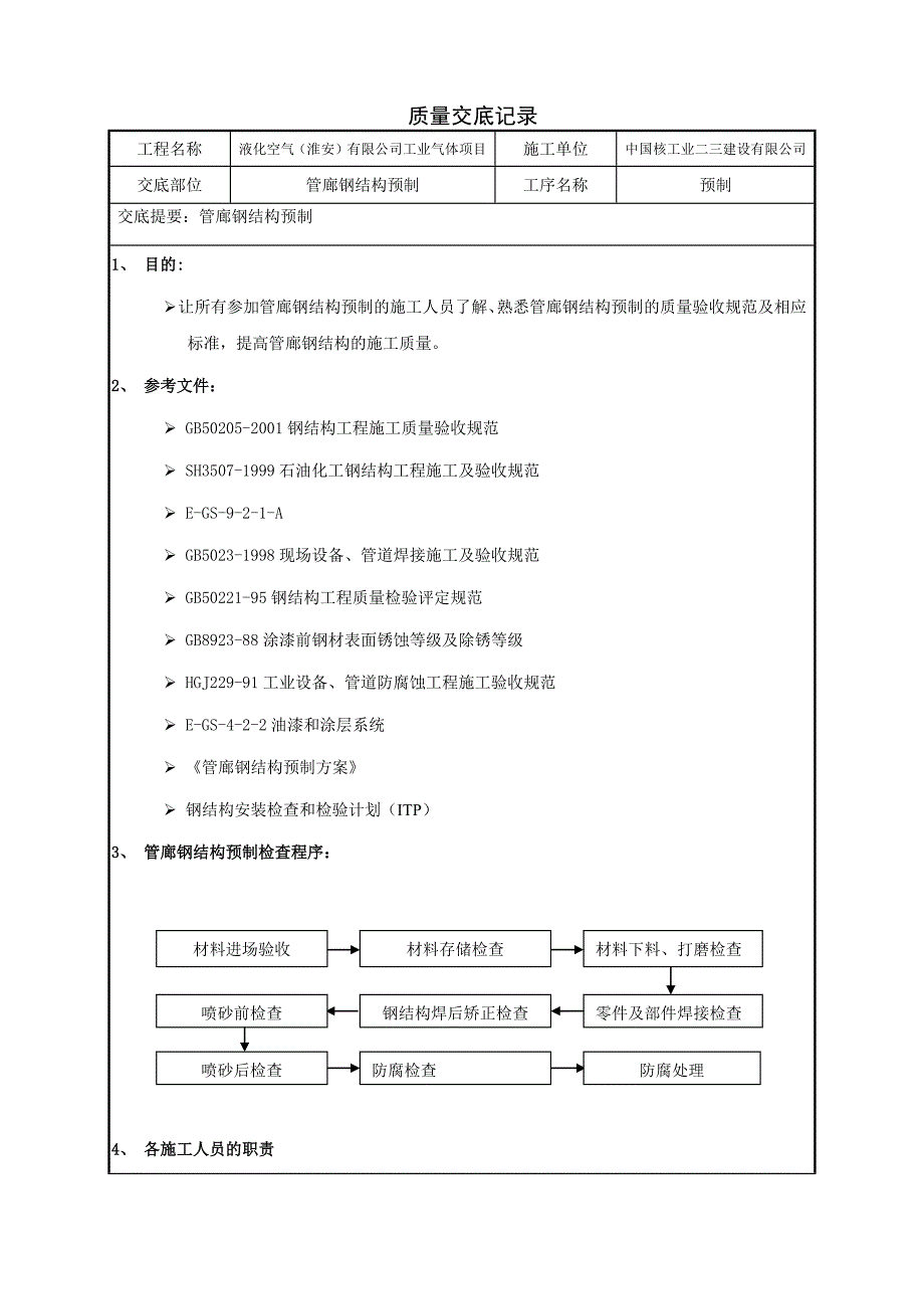 管廊钢结构交底_第1页