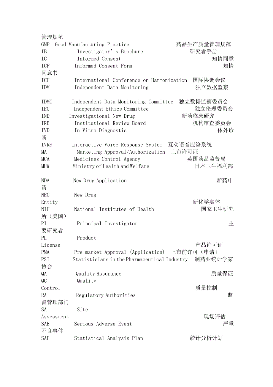 常用临床试验缩写_第2页