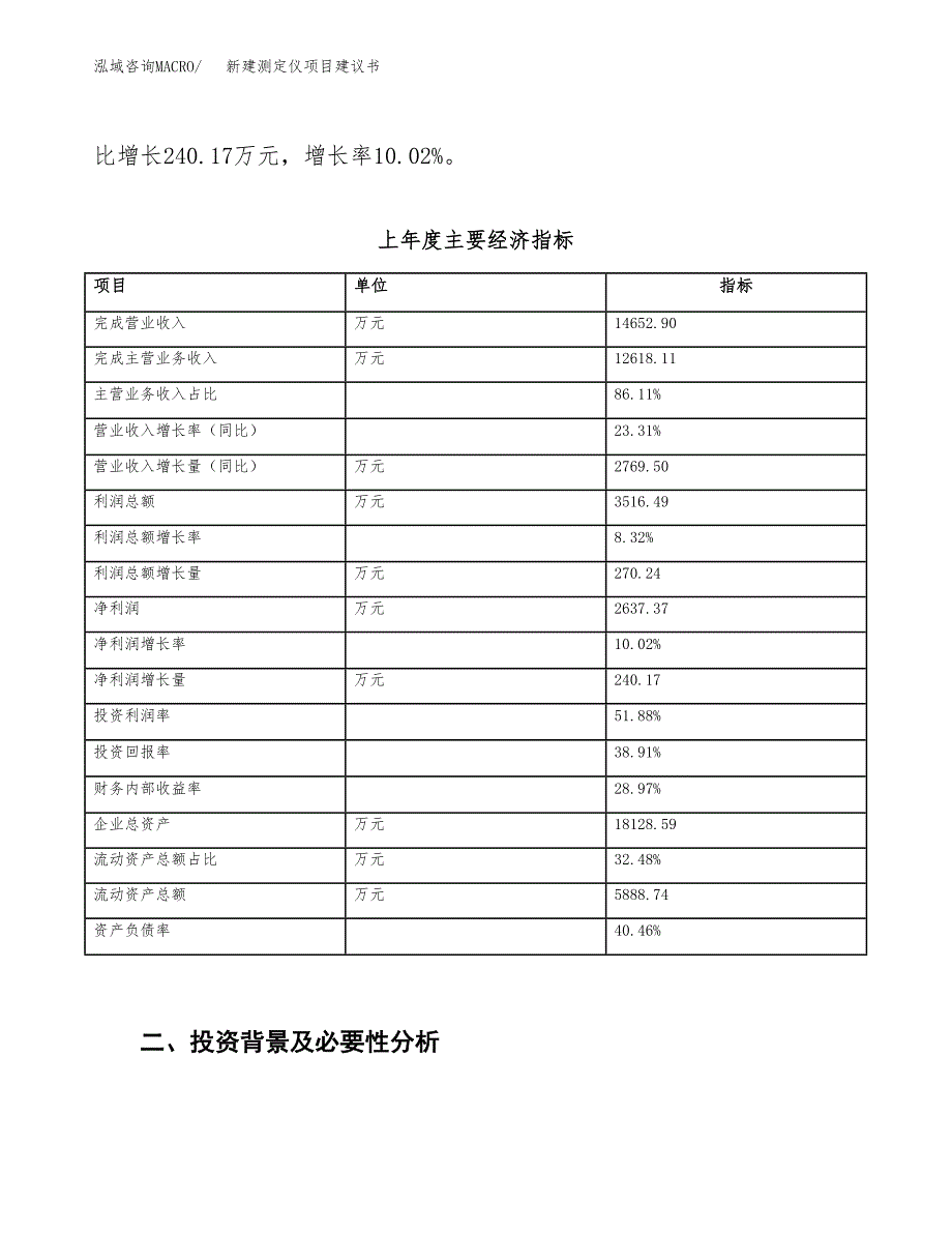 新建财务用品项目建议书（总投资11000万元）_第3页