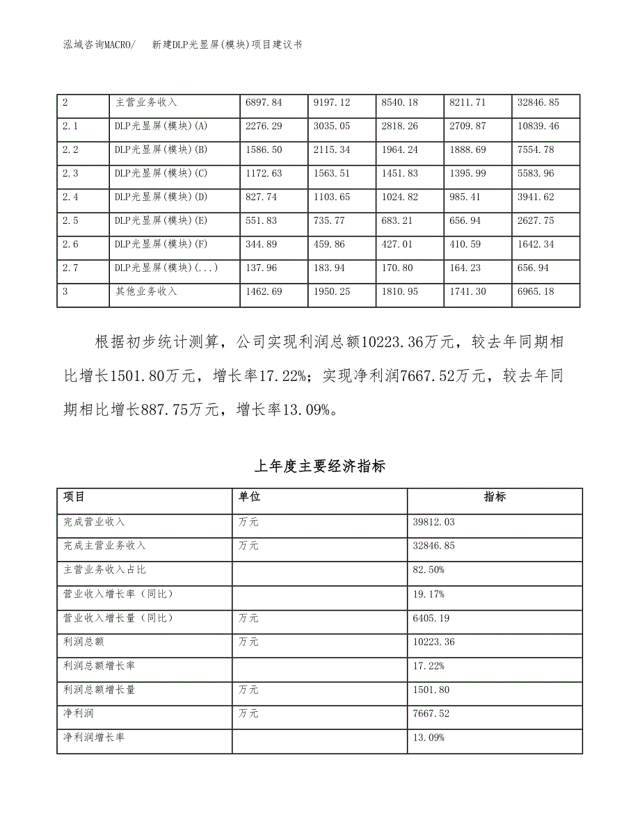 新建DLP光显屏(模块)项目建议书（总投资22000万元）_第2页