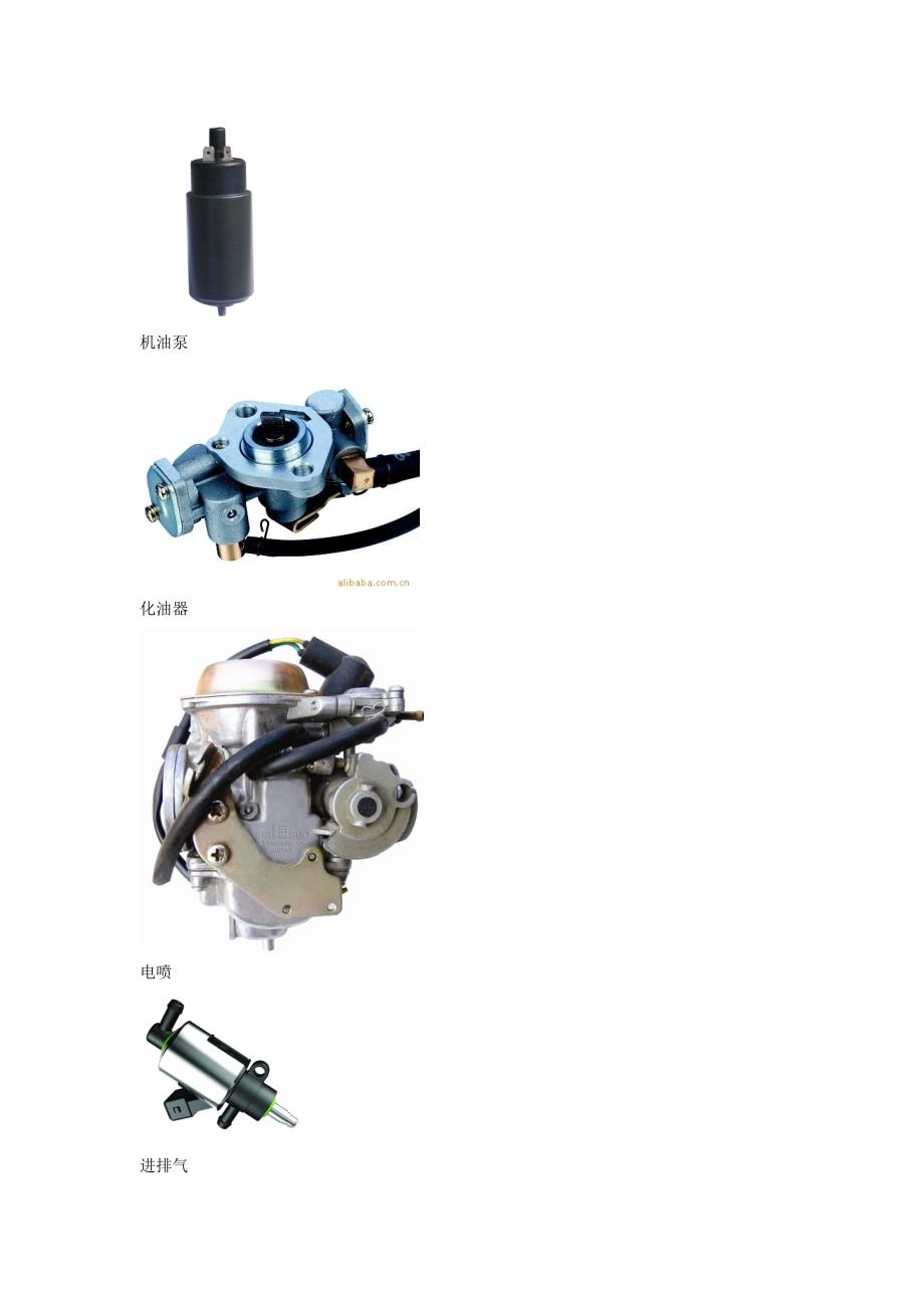 摩托车配件分类明细,摩托车各部件名称_第4页