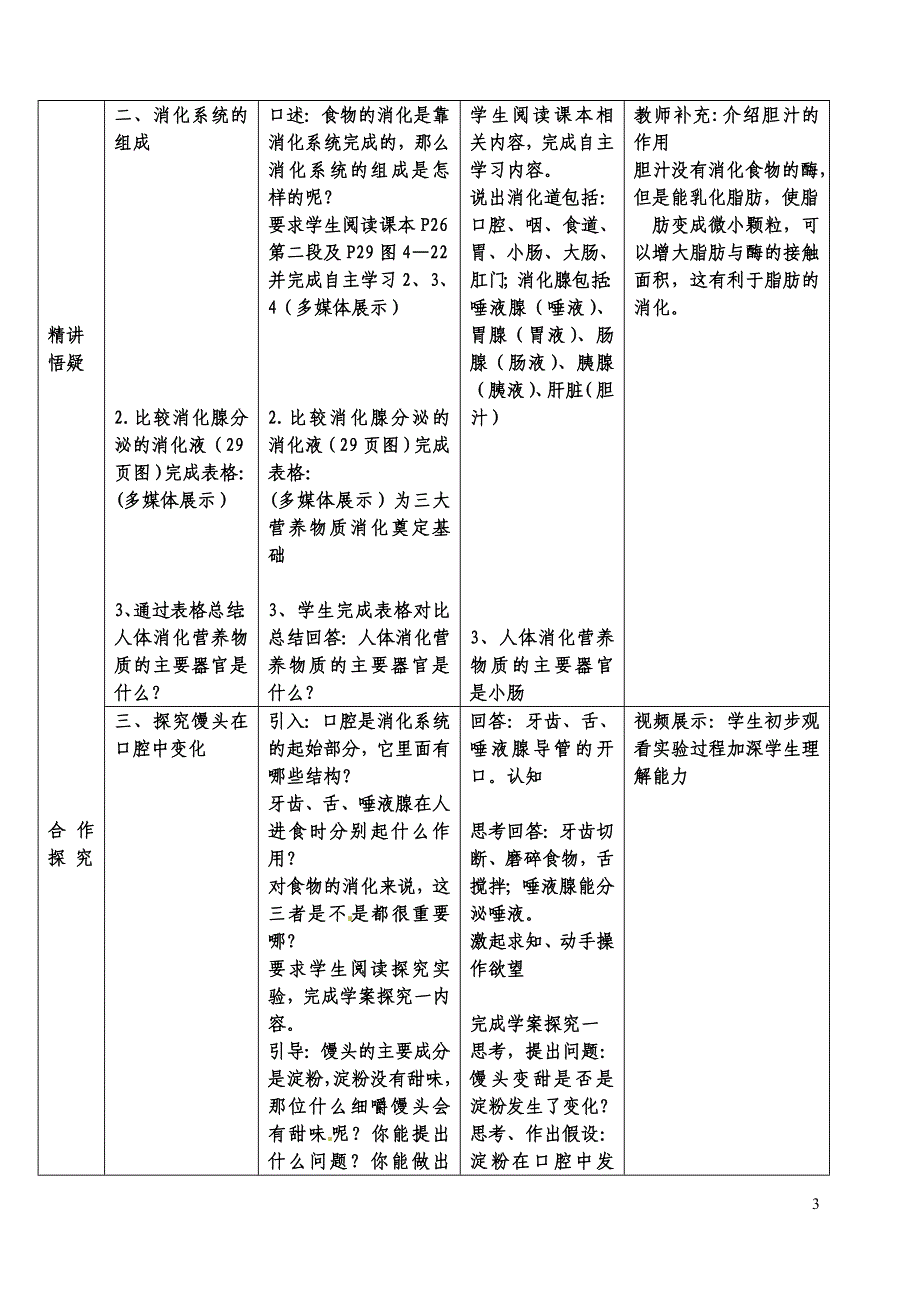 第二节   消化和吸收教案_第3页