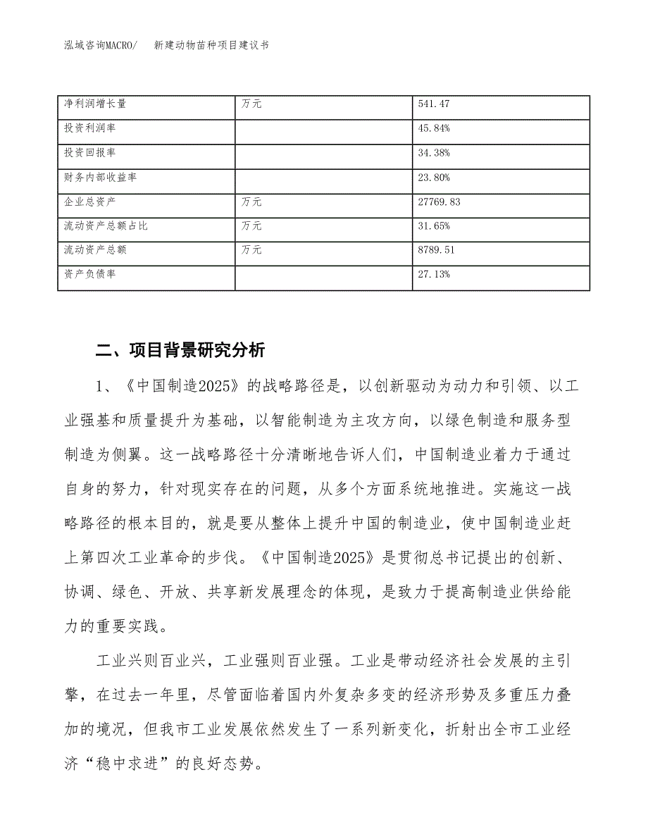 新建动物苗种项目建议书（总投资16000万元）_第3页