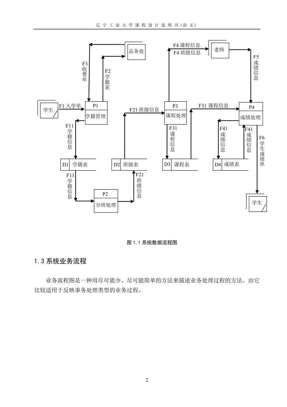 管理信息系统设计-学生管理信息系统_第5页