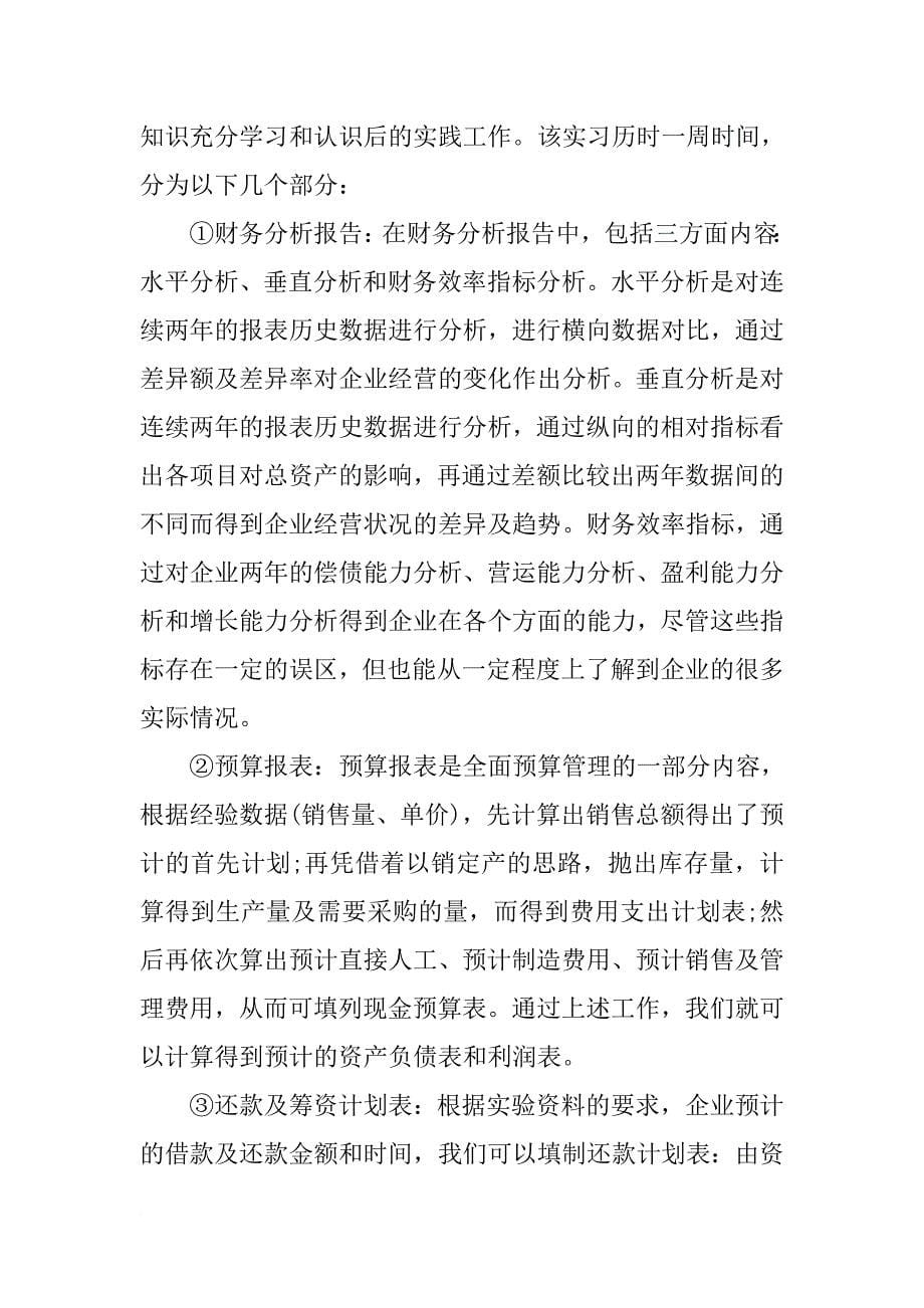 财务会计实习报告5000字-1_第5页