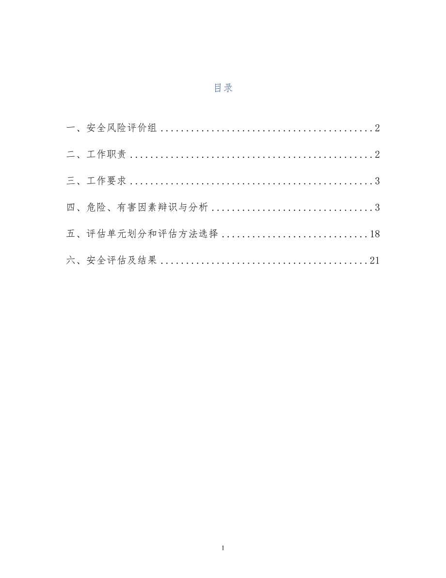 XXXXXX有限公司风险评估报告_第2页