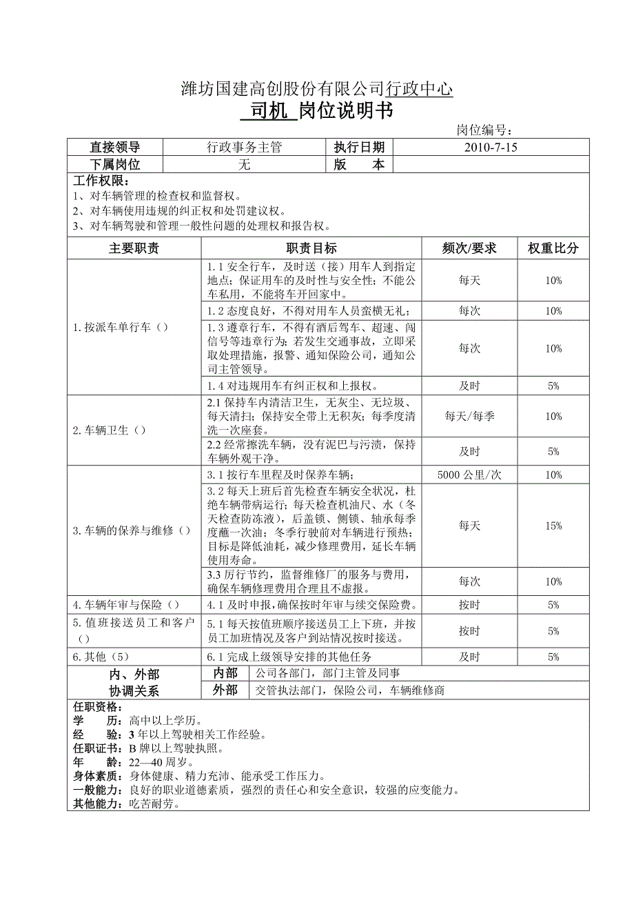 行政部门岗位职责8853697_第3页