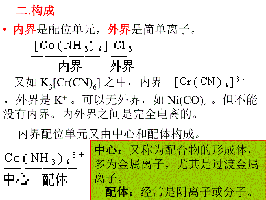 无机化学课件第四章配合物_第2页