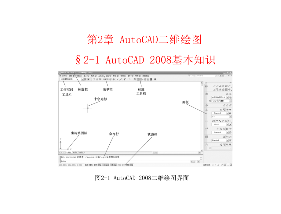 第2章节AutoCAD二维绘图_第1页