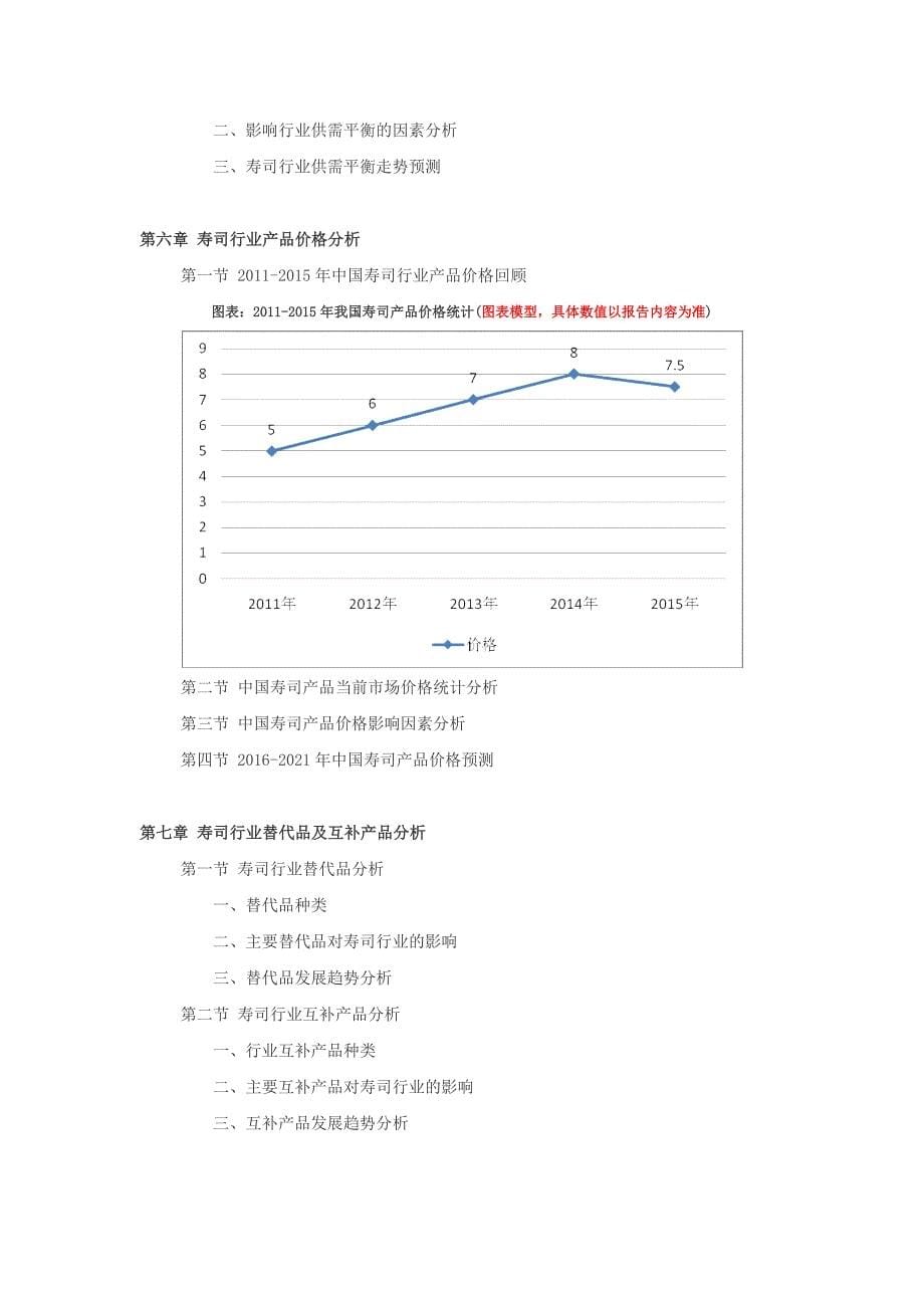 2016-2021年寿司行业深度调查及发展前景研究报告_第5页
