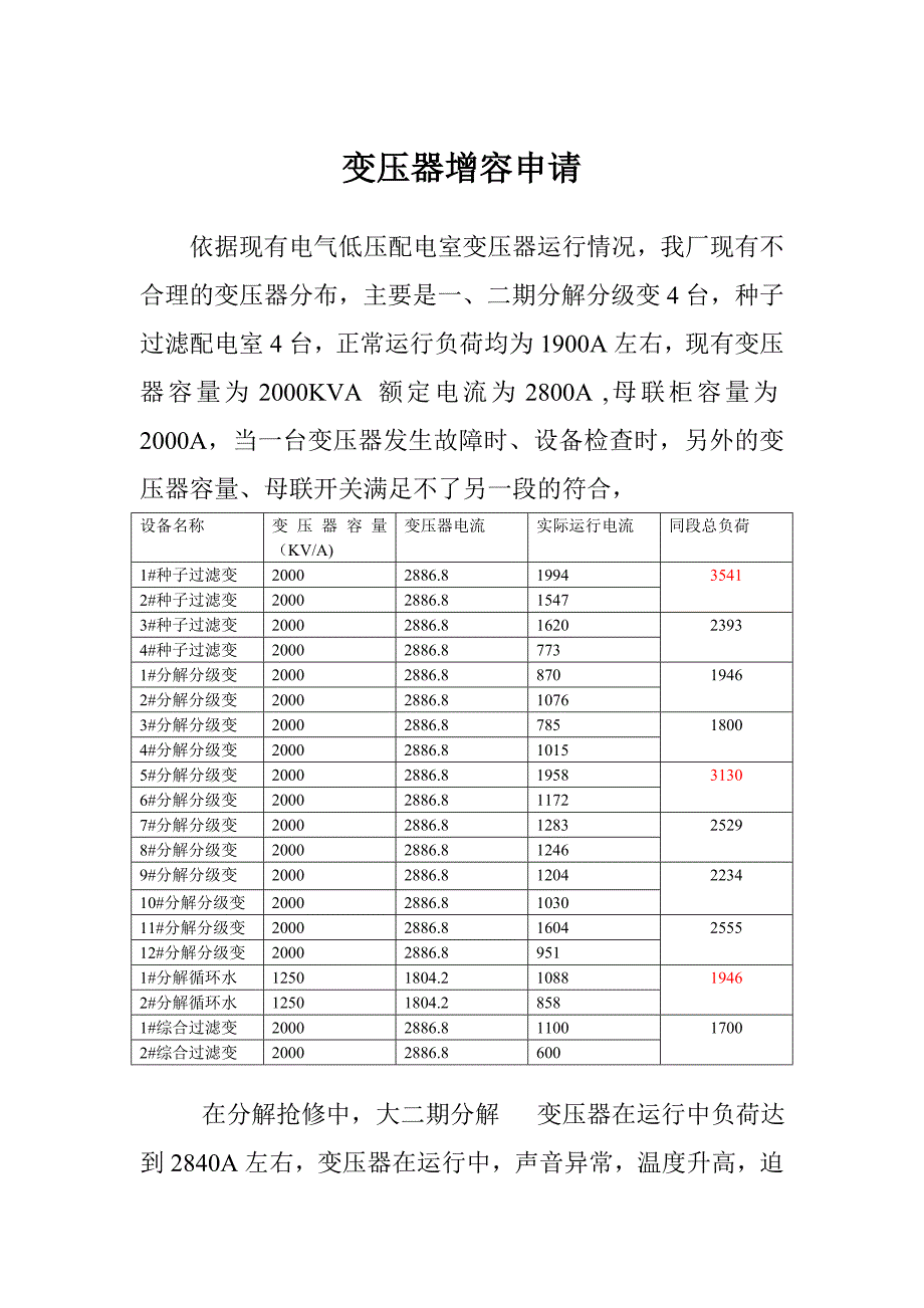 变压器增容申请_第1页