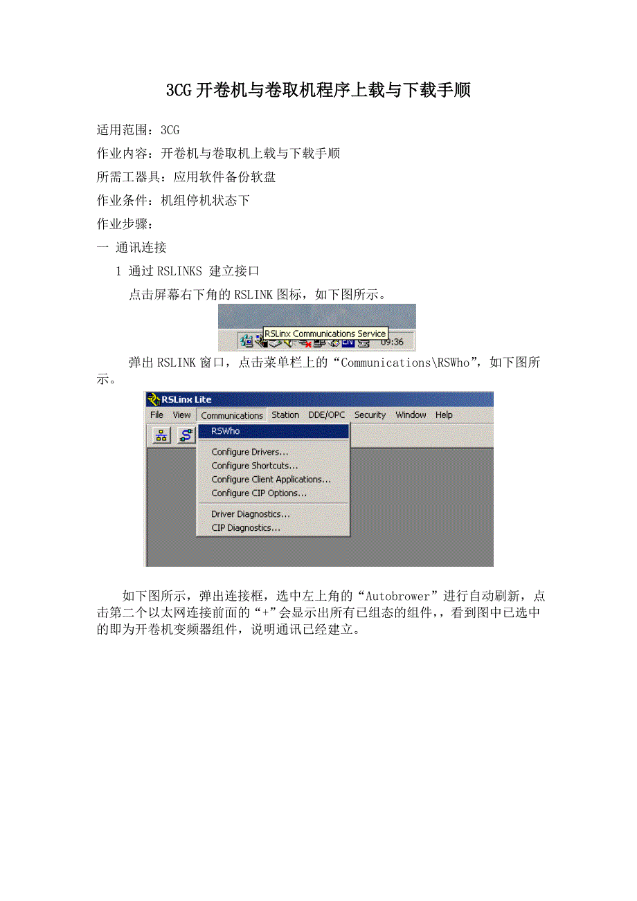 ab pf700s变频器程序及参数上载与下载手顺_第1页