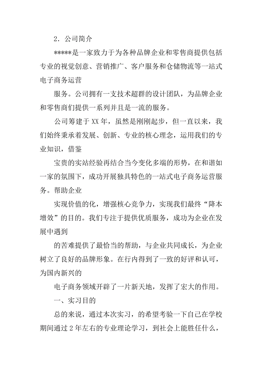 电子商务专业实习报告格式.doc_第2页