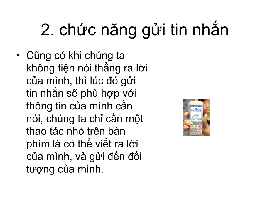 关于手机的作用越南语讨论课作业幻灯片_第2页