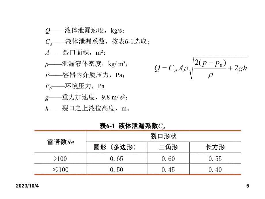 安全系统工程课件第六章节_典型事故影响模型与计算0812不讲幻灯片_第5页