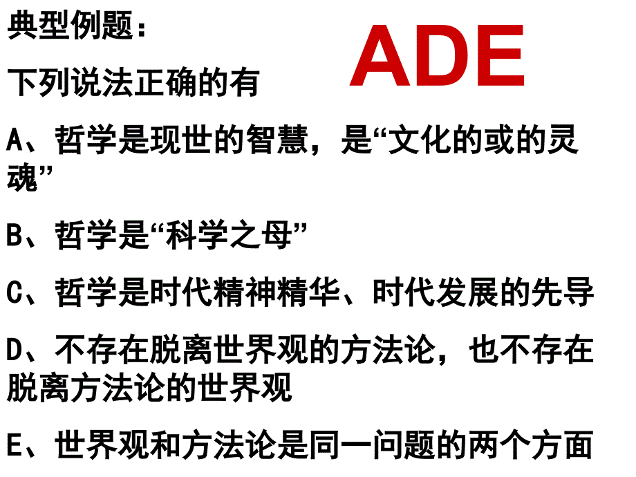 生活与哲学考点诠释：专题一哲学的基本知识幻灯片_第4页