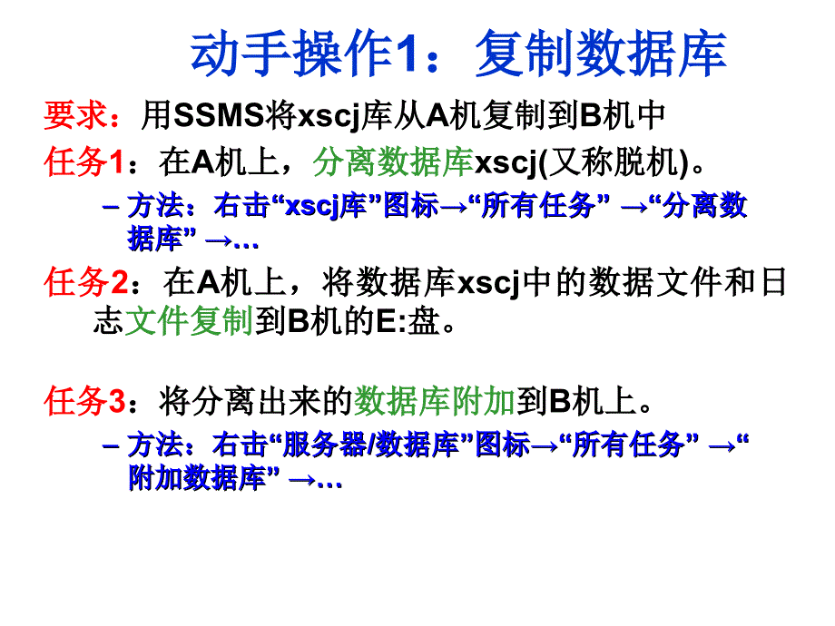 关系数据库与SQLServer2012第3版教学课件作者龚小勇第10讲数据表的管理和操作实训课件幻灯片_第3页